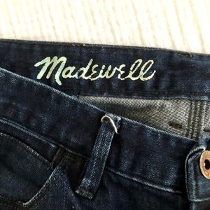Madewell Skinny Skinny Ankle Jeans. Dark wash.